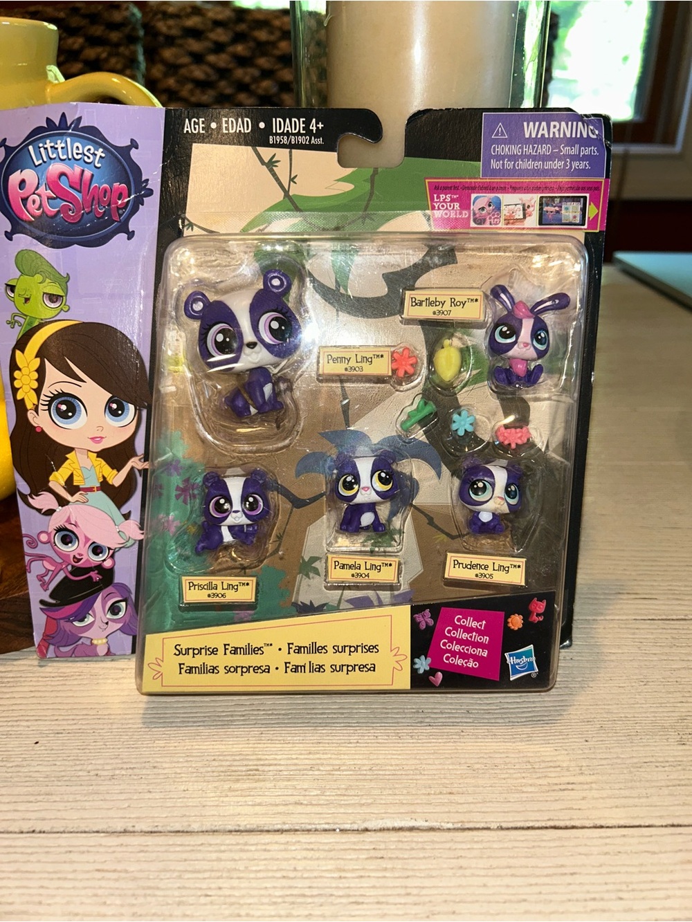 Littlest Pet Shop Purple Panda Family Pack, New in Box